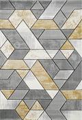 Dakar Geometric Rug Gold image
