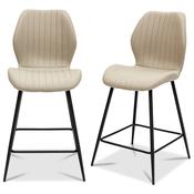 David Dining Counter Stool Stone Pair image