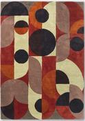 Brink &amp; Campman Decor Cosmo Geometric Rug Red-Pale Green