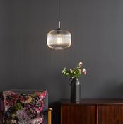 Demarius Pendant Polished Chrome/Clear Glass - Ribbed Glass Lighting image