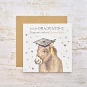 Donkey Smart Ass Graduation Card image