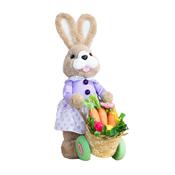 Easter Bunny With Cart Girl 30 cm - Easter Decoration &amp; Centrepiece