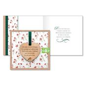 Eco Friendly Open Card Robin Heart image