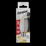Energizer LED 7.3W Bulb (60W) B22 Opal Candle Lamp image