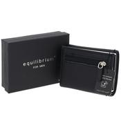 Equilibrium For Men Black Pop Up Card and Coin Holder
