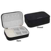 Equilibrium Oblong Velvet Jewellery Box Black image