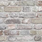 Facade Light Grey Brick Wallpaper image