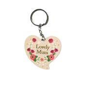 Floral Luxe Heart Keyring image