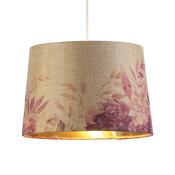 Flower Drum Shade with Gold Inner Rose – Elegant Decorative Lighting for Modern &amp; Classic Interiors