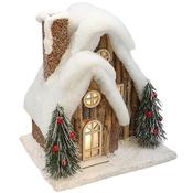 Forest Chalet Large LED Christmas House image