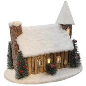 Forest Steeple Church LED Christmas Decoration