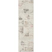 Nourison Glitz Rug GLZ04 Ivory Multicolor Runner image