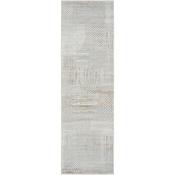 Nourison Glitz Rug GLZ09 Silver Grey Runner image