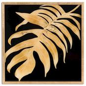 Gold Leaf Glass Wall Art image