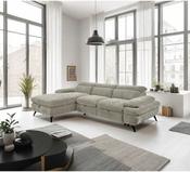 Hannah Corner Sofa Bed LHF Cream