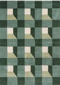 Harlequin Blocks Geometric Rug Fern image