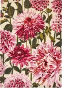 Harlequin Dahlia Floral Rug Fuchsia/Palm image