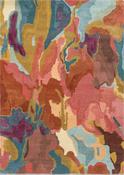 Harlequin Foresta Abstract Rug Rosewood/Huckleberry image