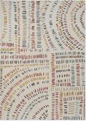 Harlequin Frescoes Bohemian Rug Amber image