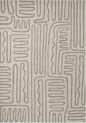 Harlequin Hollow Geometric Rug Pebble image