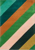 Harlequin Sherbet Stripe Bohemian Rug Emerald/Amber image