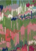 Harlequin Wilderness Abstract Rug Peridot/Emerald image