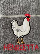 Kitchen Towel Henrietta Hen Dark Grey image