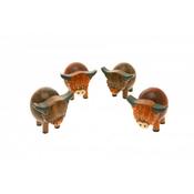 Highland Cow Mini Wooden Ornament