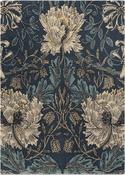 Morris &amp; Co Honeysuckle &amp; Tulip Floral Rug Woad/Thyme image