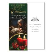 I Lit a Candle for You Christmas Card Red Candles image