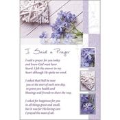 I Said a Prayer Card Lavender