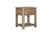 Inola 1 Drawer Bedside Table Cashew