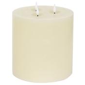 Ivory Three Wick LED Pillar Candle image