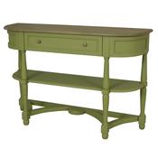 Jardin 1 Drawer Console Table with 2 Shelves Green image