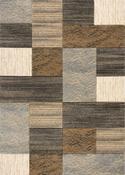 Jasper Geometric Rug Brown &amp; Beige image