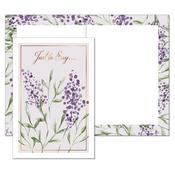 Just to Say Card Lavender image