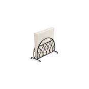 Napkin Holder Standing Lattice Black