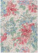 Laura Ashley Lilith Outdoor Floral Rug Poppy Red image