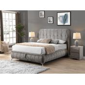 Limerick Storage 4 ft 6 Double Bed Grey image