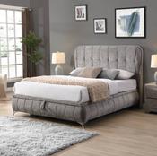 Limerick Storage 5 ft King Size Bed Grey image