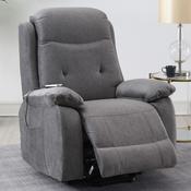 Linda Lift &amp; Rise Massage Chair Light Grey image
