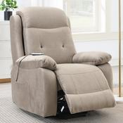 Linda Lift &amp; Rise Massage Chair Light Tan image