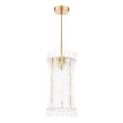 Loire Pendant Natural Brass Ceiling Light – Pendant Ceiling Light for Lighting Collection, Home Decor image