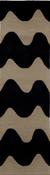 Marimekko Lokki Bohemian Rug Black Runner image