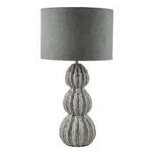 Lorelai Ceramic Table Lamp Grey image