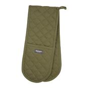 Love Colour Double Oven Gloves Olive Green image