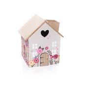 Luxe Floral Wooden House Tissue Box image
