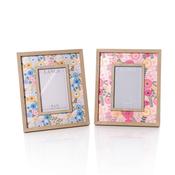 Luxe Floral Wooden Photo Frame image