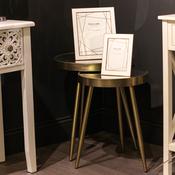 Lyra Champagne Nest of 2 Side Tables – Modern Nest of Tables Set