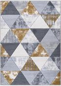 Mason Geometric Rug - 110 Grey Mustard image
